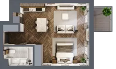 1 pokój, mieszkanie 39,01 m², piętro 4, oferta nr 43, Srebrna 5, Warszawa, Wola, Mirów, ul. Srebrna 5