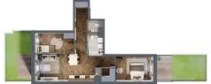 3 pokoje, apartament 60,99 m², parter, oferta nr A/4/0.1, Smardzewska 8, Poznań, Grunwald, Grunwald Południe, ul. Smardzewska 8