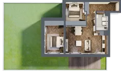 3 pokoje, apartament 57,17 m², parter, oferta nr A/1/0.2, Smardzewska 8, Poznań, Grunwald, Grunwald Południe, ul. Smardzewska 8