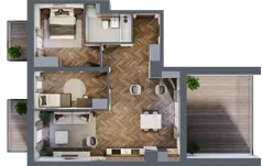 3 pokoje, mieszkanie 72,34 m², piętro 5, oferta nr A/4/5.1, Smardzewska 8, Poznań, Grunwald, Grunwald Południe, ul. Smardzewska 8