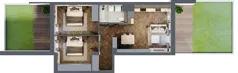 3 pokoje, apartament 59,40 m², parter, oferta nr A/2/0.4, Smardzewska 8, Poznań, Grunwald, Grunwald Południe, ul. Smardzewska 8