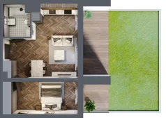 2 pokoje, mieszkanie 41,71 m², piętro 3, oferta nr A/4/3.2, Smardzewska 8, Poznań, Grunwald, Grunwald Południe, ul. Smardzewska 8