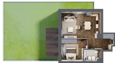 2 pokoje, apartament 48,28 m², parter, oferta nr A/1/0.1, Smardzewska 8, Poznań, Grunwald, Grunwald Południe, ul. Smardzewska 8