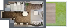 1 pokój, apartament 29,53 m², parter, oferta nr A/1/0.3, Smardzewska 8, Poznań, Grunwald, Grunwald Południe, ul. Smardzewska 8