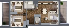 3 pokoje, apartament 60,21 m², piętro 1, oferta nr A/1/1.5, Smardzewska 8, Poznań, Grunwald, Grunwald Południe, ul. Smardzewska 8
