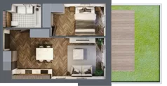 2 pokoje, apartament 38,85 m², parter, oferta nr A/4/0.3, Smardzewska 8, Poznań, Grunwald, Grunwald Południe, ul. Smardzewska 8