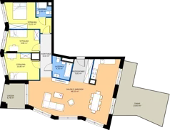 4 pokoje, mieszkanie 100,09 m², piętro 6, oferta nr M049, IKONA Światowida 5, Warszawa, Białołęka, Tarchomin, ul. Światowida 5