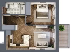 2 pokoje, apartament 38,62 m², piętro 1, oferta nr A.9, Premiera Bemowo, Warszawa, Bemowo, Chrzanów, ul. Coopera 5-7