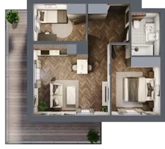 3 pokoje, apartament 49,91 m², piętro 1, oferta nr A.10, Premiera Bemowo, Warszawa, Bemowo, Chrzanów, ul. Coopera 5-7
