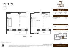 3 pokoje, mieszkanie 121,24 m², piętro 5, oferta nr 54, Atelier Leszno, Warszawa, Włochy, Młynów, ul. Leszno 17 A