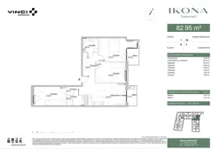 4 pokoje, apartament 84,24 m², piętro 1, oferta nr M059, IKONA Światowida 5, Warszawa, Białołęka, Tarchomin, ul. Światowida 5