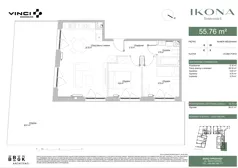 3 pokoje, apartament 56,29 m², parter, oferta nr M081, IKONA Światowida 5, Warszawa, Białołęka, Tarchomin, ul. Światowida 5