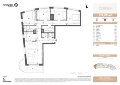 5 pokoi, apartament 113,30 m², piętro 2, oferta nr A.2.33, Gdańska 5, Warszawa, Żoliborz, Marymont, ul. Gdańska 5
