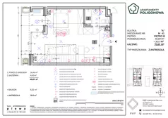 4 pokoje, mieszkanie 70,89 m², piętro 3, oferta nr 41, Apartamenty Poligonowa 4, Lublin, Sławin, ul. Poligonowa