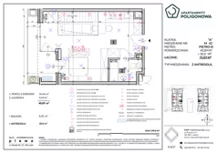 4 pokoje, mieszkanie 70,89 m², piętro 3, oferta nr 42, Apartamenty Poligonowa 4, Lublin, Sławin, ul. Poligonowa