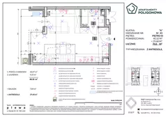 3 pokoje, mieszkanie 70,00 m², piętro 3, oferta nr 43, Apartamenty Poligonowa 4, Lublin, Sławin, ul. Poligonowa