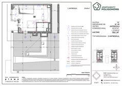 4 pokoje, mieszkanie 70,00 m², piętro 3, oferta nr 40, Apartamenty Poligonowa 4, Lublin, Sławin, ul. Poligonowa