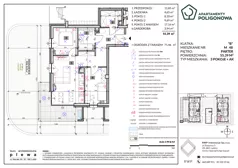 3 pokoje, mieszkanie 55,39 m², parter, oferta nr 48, Apartamenty Poligonowa 4, Lublin, Sławin, ul. Poligonowa