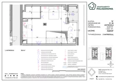 4 pokoje, mieszkanie 70,89 m², piętro 3, oferta nr 88, Apartamenty Poligonowa 4, Lublin, Sławin, ul. Poligonowa