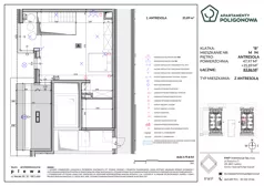 4 pokoje, mieszkanie 83,86 m², piętro 3, oferta nr 94, Apartamenty Poligonowa 4, Lublin, Sławin, ul. Poligonowa