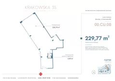 Lokal użytkowy 229,77 m², oferta nr 00.CU.08, Krakowska 35 - lokale użytkowe, Wrocław, Przedmieście Oławskie, Krzyki, ul. Krakowska