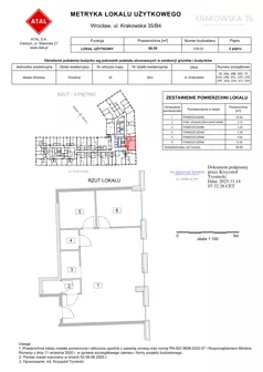 Lokal użytkowy 68,59 m², oferta nr II.B.03, Krakowska 35 - lokale użytkowe, Wrocław, Przedmieście Oławskie, Krzyki, ul. Krakowska