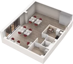 Lokal użytkowy 83,75 m², oferta nr I.B.01, Krakowska 35 - lokale użytkowe, Wrocław, Przedmieście Oławskie, Krzyki, ul. Krakowska
