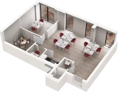 Lokal użytkowy 68,40 m², oferta nr IV.B.03, Krakowska 35 - lokale użytkowe, Wrocław, Przedmieście Oławskie, Krzyki, ul. Krakowska