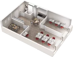 Lokal użytkowy 79,94 m², oferta nr III.B.05, Krakowska 35 - lokale użytkowe, Wrocław, Przedmieście Oławskie, Krzyki, ul. Krakowska