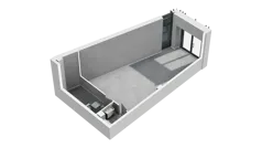Lokal użytkowy 55,86 m², oferta nr H1-U-0-3, Heyki City ATAL - lokale użytkowe, Szczecin, Prawobrzeże, Międzyodrze, ul. Leona Heyki