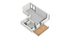 Lokal użytkowy 63,10 m², oferta nr H3-U-1-3, Heyki City ATAL - lokale użytkowe, Szczecin, Prawobrzeże, Międzyodrze, ul. Leona Heyki