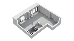 Lokal użytkowy 96,73 m², oferta nr H3-U-1-1, Heyki City ATAL - lokale użytkowe, Szczecin, Prawobrzeże, Międzyodrze, ul. Leona Heyki