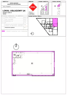 Lokal użytkowy 88,41 m², oferta nr 4, Nowe Miasto Polesie III - lokale usługowe, Łódź, Polesie, Lublinek-Pienista, ul. Pienista