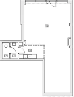 Lokal użytkowy 72,99 m², oferta nr 2.0.U06, Ogrody Geyera Apartamenty - lokale usługowe, Łódź, Śródmieście, ul. Piotrkowska 293/305