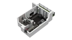 1 pokój, mieszkanie 30,08 m², parter, oferta nr A.0.05, ATAL Wzgórze Oruni, Gdańsk, Orunia Górna-Gdańsk Południe, ul. Emilii Hoene