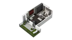 1 pokój, mieszkanie 30,08 m², parter, oferta nr A.0.05, ATAL Wzgórze Oruni, Gdańsk, Orunia Górna-Gdańsk Południe, ul. Emilii Hoene