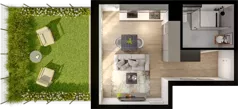1 pokój, mieszkanie 29,41 m², parter, oferta nr III-B3.M24, Strefa Cegielnia 3, Kraków, Wzgórza Krzesławickie, Zesławice, ul. Gustawa Morcinka