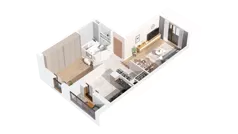 1 pokój, mieszkanie 57,32 m², piętro 2, oferta nr 2.02.D13, Ogrody Andersa IV, Gliwice, Wojska Polskiego, ul. J. Sowińskiego