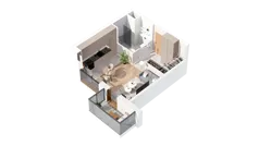 1 pokój, mieszkanie 30,00 m², piętro 2, oferta nr 2.02.E18, Ogrody Andersa IV, Gliwice, Wojska Polskiego, ul. J. Sowińskiego