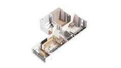 1 pokój, mieszkanie 52,17 m², piętro 3, oferta nr 2.03.B23, Ogrody Andersa IV, Gliwice, Wojska Polskiego, ul. J. Sowińskiego