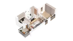1 pokój, mieszkanie 43,11 m², piętro 1, oferta nr 3.01.C08, Ogrody Andersa IV, Gliwice, Wojska Polskiego, ul. J. Sowińskiego