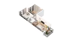 1 pokój, mieszkanie 58,35 m², piętro 2, oferta nr 3.02.C09, Ogrody Andersa IV, Gliwice, Wojska Polskiego, ul. J. Sowińskiego