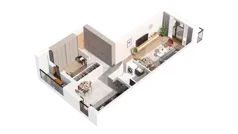 1 pokój, mieszkanie 58,35 m², piętro 2, oferta nr 3.02.C09, Ogrody Andersa IV, Gliwice, Wojska Polskiego, ul. J. Sowińskiego