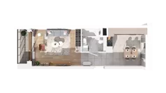 1 pokój, mieszkanie 35,82 m², piętro 3, oferta nr 3.03.B08, Ogrody Andersa IV, Gliwice, Wojska Polskiego, ul. J. Sowińskiego