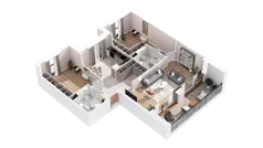 1 pokój, mieszkanie 85,43 m², piętro 4, oferta nr 3.04.A31, Ogrody Andersa IV, Gliwice, Wojska Polskiego, ul. J. Sowińskiego