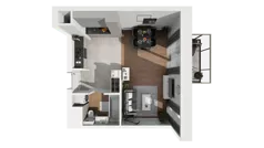 1 pokój, mieszkanie 33,84 m², piętro 2, oferta nr B11-K2-2-1, Żerniki Na Novo III, Wrocław, Żerniki, ul. Maxa Berga