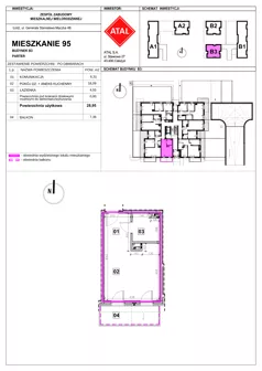 1 pokój, mieszkanie 28,95 m², parter, oferta nr B3_0_4, Nowe Miasto Polesie IV, Łódź, Polesie, Lublinek-Pienista, ul. Pienista