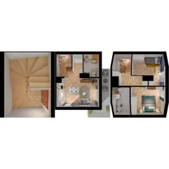 1 pokój, mieszkanie 26,27 m², parter, oferta nr 21.4, ATAL Jasieny II, Gdańsk, Jasień, ul. Stężycka