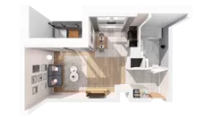 1 pokój, apartament inwestycyjny 32,04 m², piętro 13, oferta nr c.1.13.09, ATAL SKY+ Apartamenty Inwestycyjne, Katowice, Wełnowiec-Józefowiec, Wełnowiec, al. Wojciecha Korfantego 85