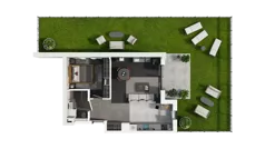 2 pokoje, mieszkanie 45,27 m², piętro 1, oferta nr B.1.10, ATAL Wzgórze Oruni, Gdańsk, Orunia Górna-Gdańsk Południe, ul. Emilii Hoene